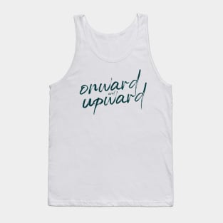 Onward and upward in teal- Catherine the Great Hulu Tank Top